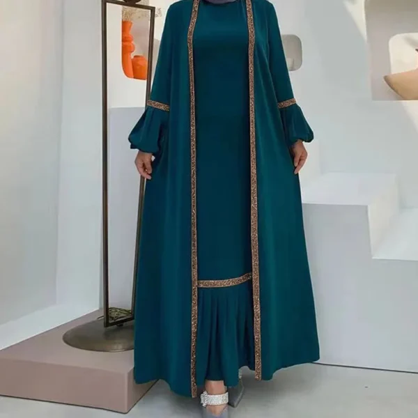 Serene Grace Modest Kaftan Abaya - Image 12