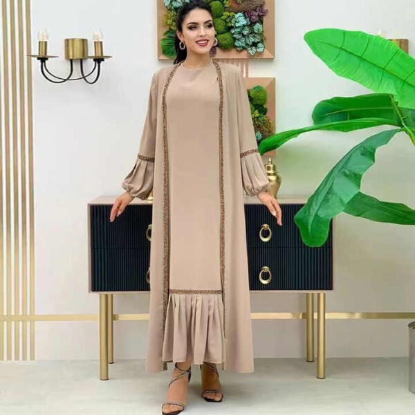 Serene Grace Modest Kaftan Abaya - Image 9