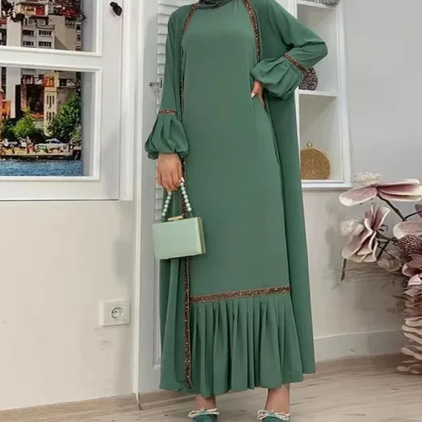 Serene Grace Modest Kaftan Abaya - Image 2